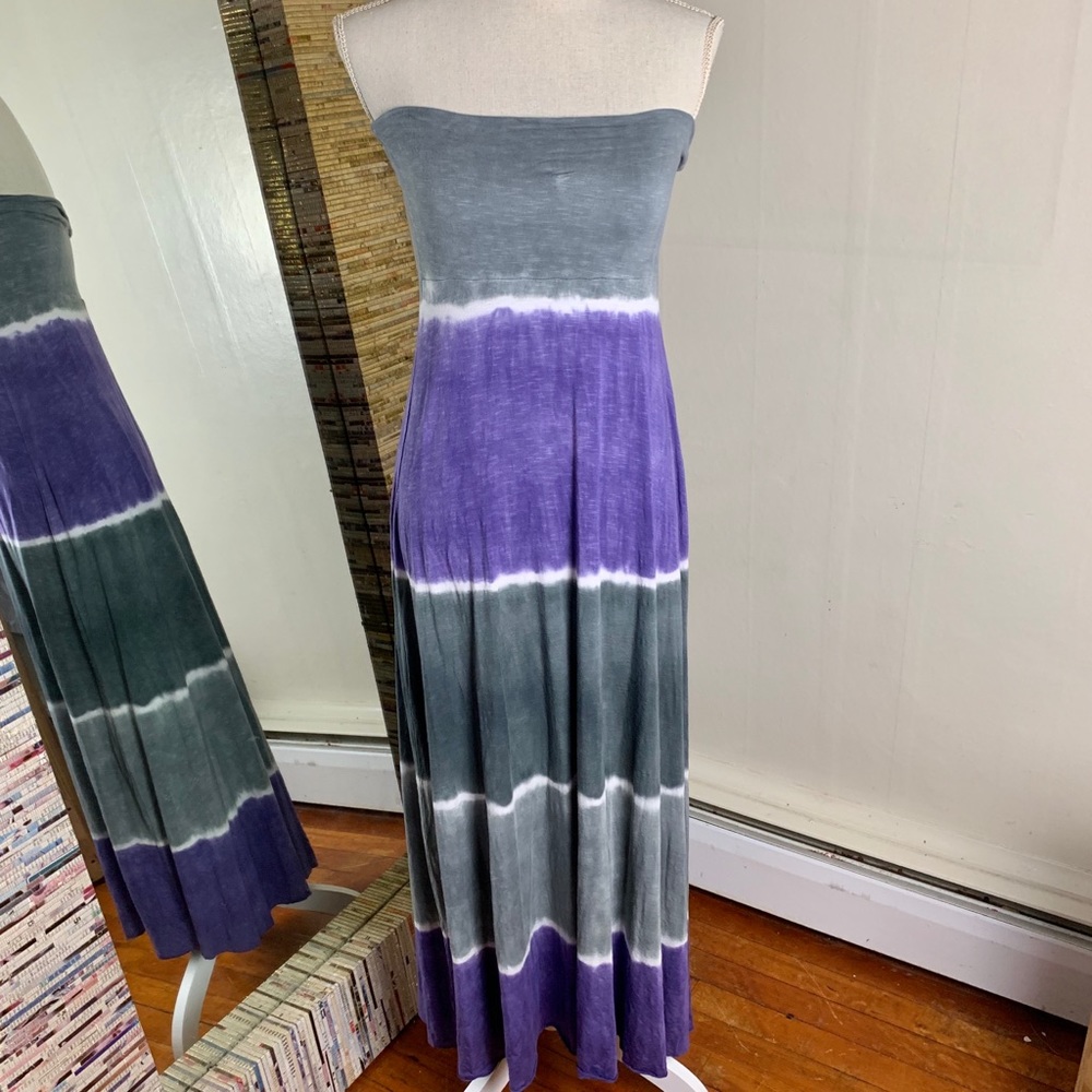 ⭐️Lucky Brand convertible tie dye maxi skirt M/L